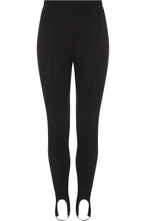Serafini Leggins de talle alto con costuras expuestas