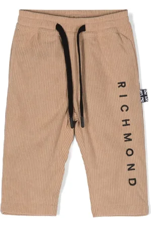 John Richmond Pantalones con logo bordado