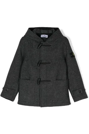 Stone Island Trenca con distintivo Compass
