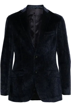 Etro Blazer con estampado de cachemira