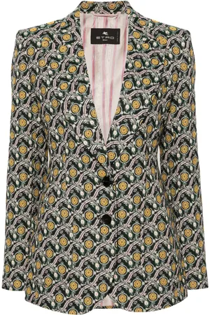 Etro Blazer con motivo en jacquard