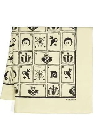 Nanushka Fular con estampado Miani Folk Art