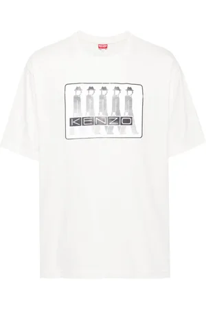 Kenzo Camiseta con logo estampado