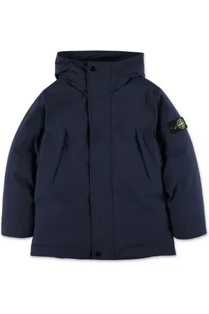 Stone Island Parka con capucha y distintivo Compass