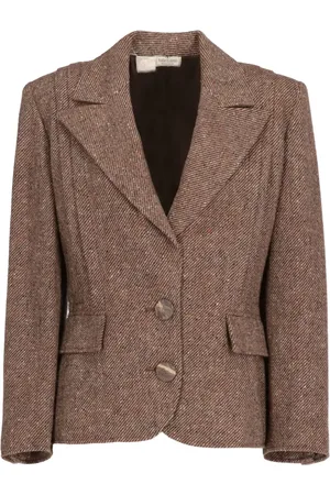 VALENTINO GARAVANI Chaqueta con motivo de espiga 1980