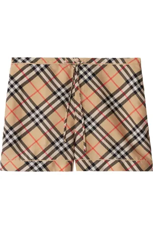 Burberry Bermudas con cuadros estampados