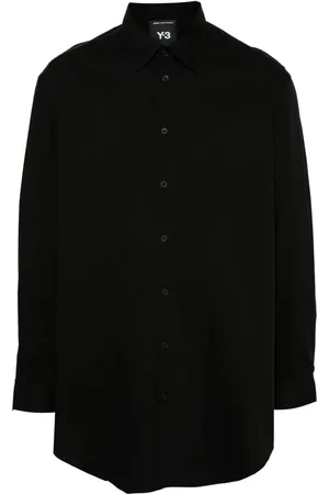 Y-3 Camisa con motivo de pájaros