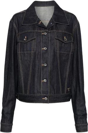 Prada Chaqueta vaquera con logo