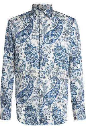 Etro Camisa con estampado de cachemira