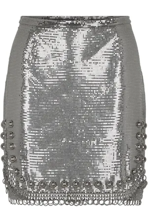 Paco rabanne Minifalda con apliques