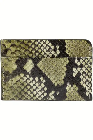DRIES VAN NOTEN Tarjetero con animal print
