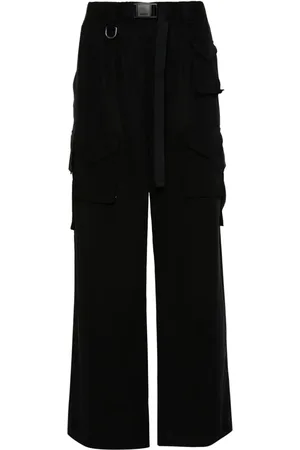 Y-3 Pantalones cargo de sarga