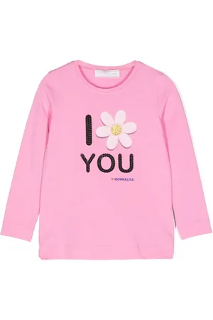 MONNALISA Camiseta con texto estampado