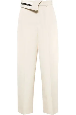 Fendi Pantalones con cintura plegable