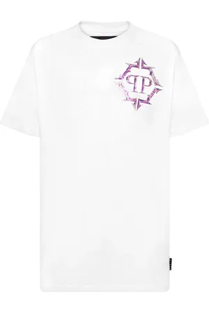 Philipp Plein Camiseta Chrome con logo