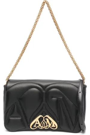 Alexander McQueen Bandolera The Seal pequeña