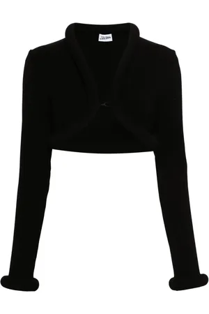 Jean Paul Gaultier Cárdigan corto con ribete acolchado