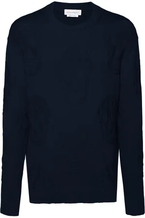 Alexander McQueen Jersey texturizado con calavera