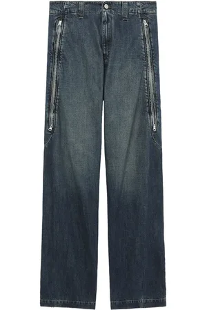 Maison Margiela Vaqueros anchos de talle medio