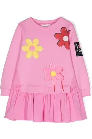 MONNALISA Vestido estilo sudadera con estampado floral