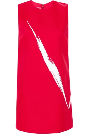 VALENTINO GARAVANI Vestido corto con estampado gráfico