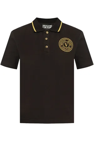 VERSACE Polo con logo bordado
