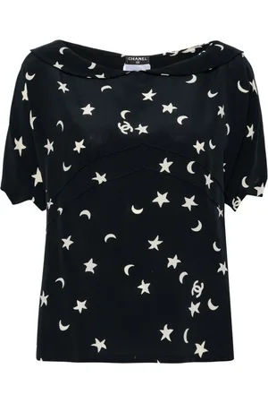 CHANEL Top tipo blusa de manga corta 2008