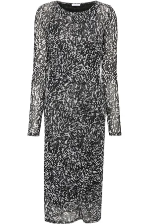 Patrizia Pepe Vestido midi con estampado abstracto