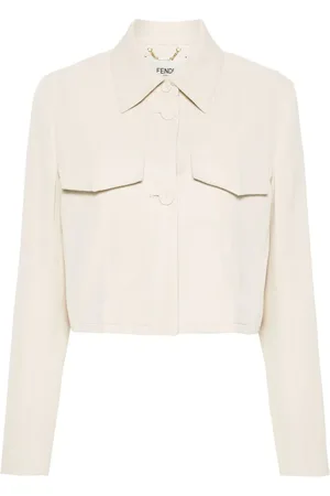Fendi Chaqueta corta de sarga