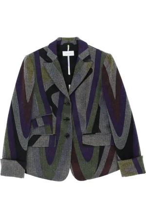 PUCCI Pre-Owned Blazer con ondas estampadas 2000