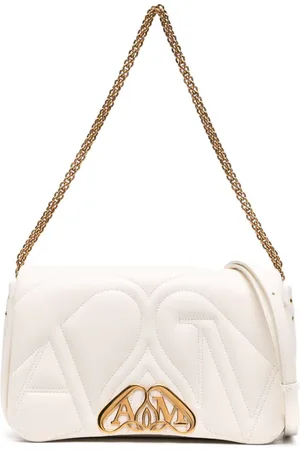Alexander McQueen Bandolera The Seal pequeña