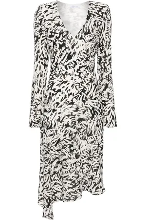 Patrizia Pepe Vestido midi con estampado abstracto