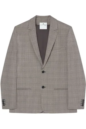 Courrèges Blazer con motivo Príncipe de Gales