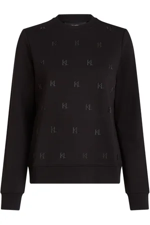 Karl Lagerfeld Sudadera con detalle de strass