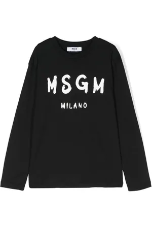 Msgm Camiseta con logo estampado