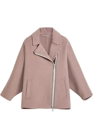 Brunello Cucinelli Chaqueta biker con cremallera