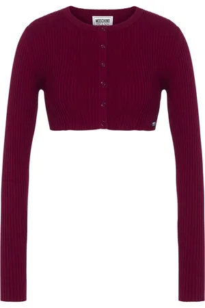 Moschino Cárdigan corto de canalé