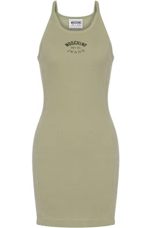 Moschino Vestido con logo estampado