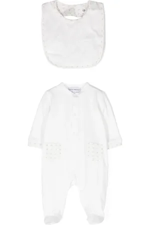 Emporio Armani Set de pijama con águila estampada