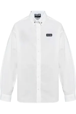 VERSACE Camisa con aplique del logo