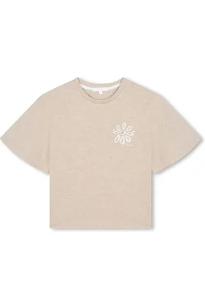 Chloé Camiseta con logo estampado