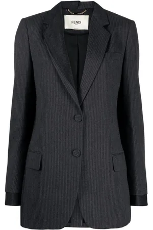 Fendi Blazer a rayas diplomáticas