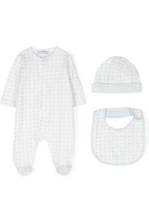 Emporio Armani Set de pijama con águila estampada