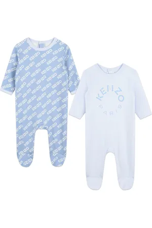 Kenzo Set de dos pijamas con logo estampado