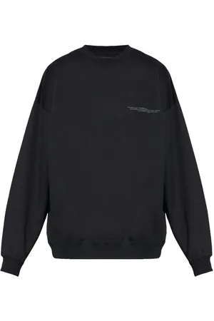 Y-3 Sudadera con logo y cuello redondo