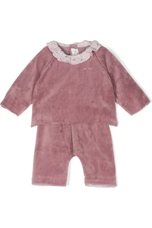 TEDDY & MINOU Set con pantalones y logo bordado
