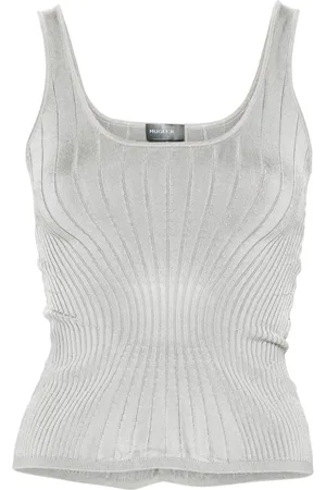 MUGLER Top sin mangas de punto