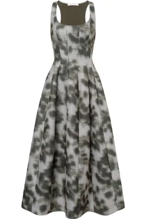 Serafini Vestido con estampado abstracto