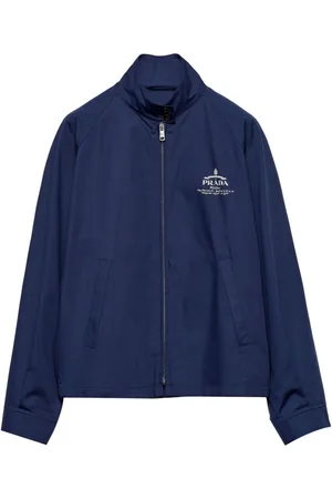 Prada Chaqueta bómber con logo estampado