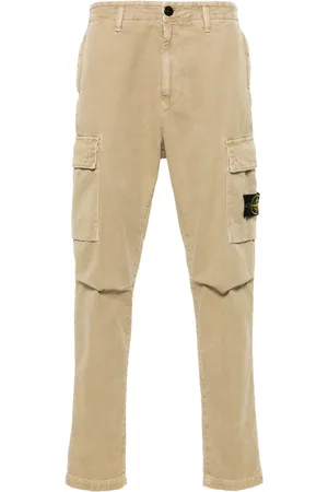 Stone Island Pantalones cargo con distintivo Compass